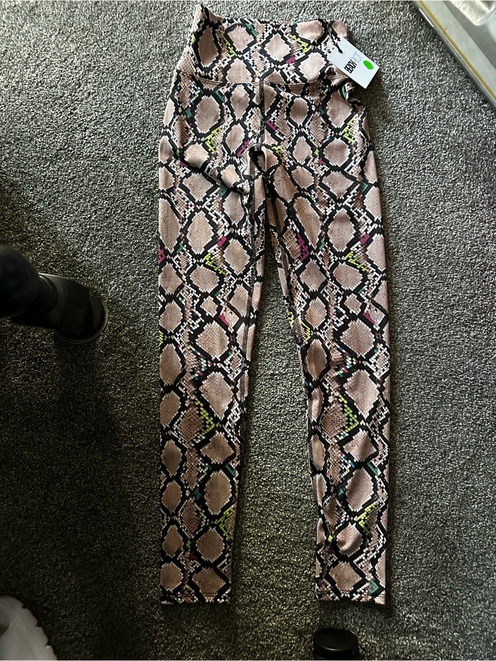 Beach Riot Piper Legging - Jeweled Python - Picture 7 of 10